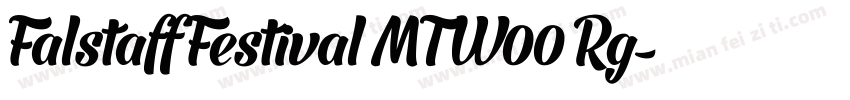 Falstaff Festival MT W00 Rg字体转换